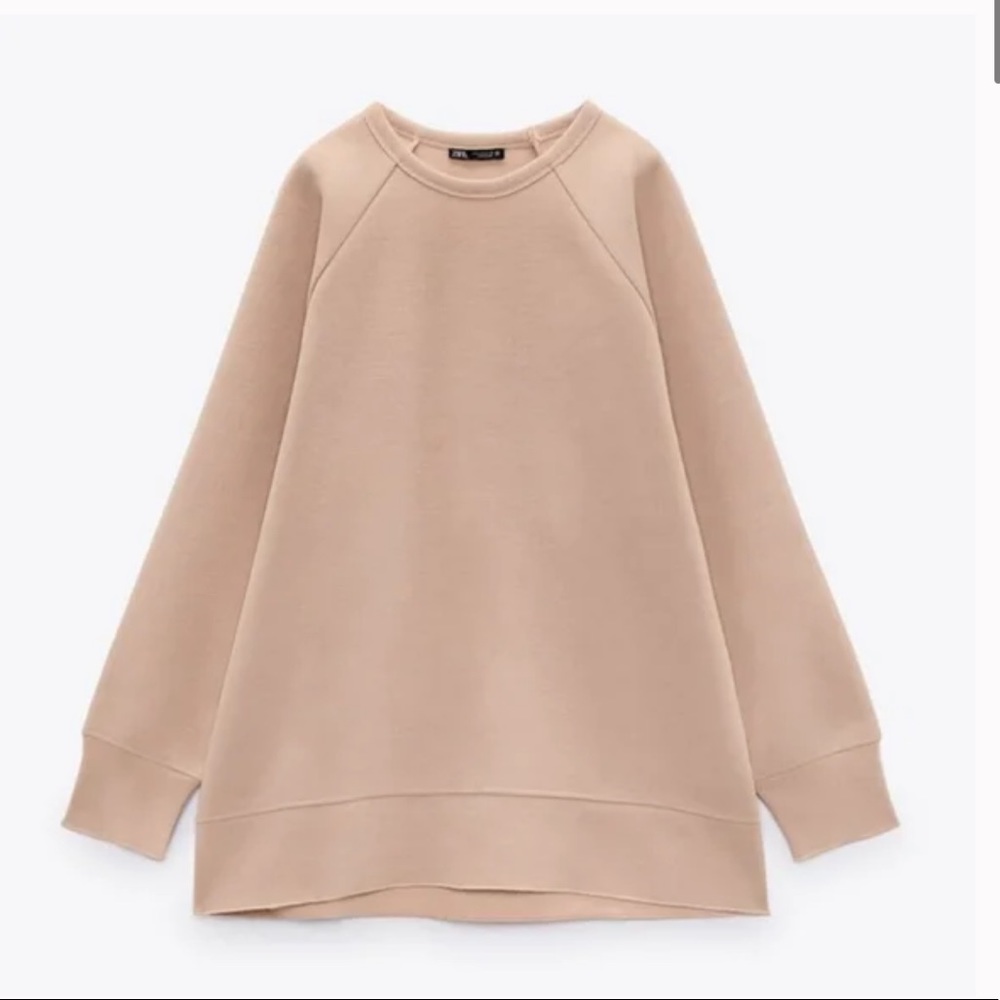 NWT Zara oversized sweatshirt